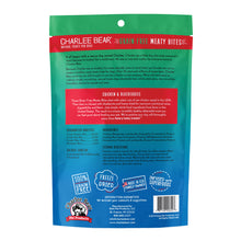 Load image into Gallery viewer, Charlee Bear Chicken &amp; Blueberries Meaty Bites Freeze Dried Dog Treats, 2.5oz Bag
