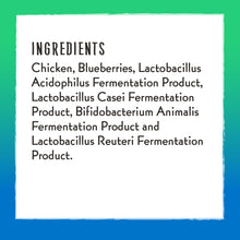 Load image into Gallery viewer, Charlee Bear Chicken &amp; Blueberries Meaty Bites Freeze Dried Dog Treats, 2.5oz Bag
