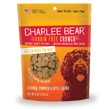 Load image into Gallery viewer, Charlee Bear Chicken, Pumpkin &amp; Apple Crunch Dog Treat, 8oz Bag
