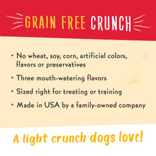 Load image into Gallery viewer, Charlee Bear Chicken, Pumpkin &amp; Apple Crunch Dog Treat, 8oz Bag
