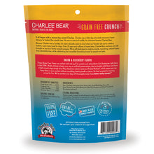 Load image into Gallery viewer, Charlee Bear Bacon &amp; Blueberry Crunch Dog Treats, 8oz Bag
