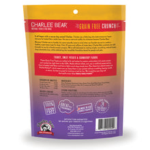 Load image into Gallery viewer, Charlie Bear Turkey, Sweet Potato &amp; Cranberry Crunch Dog Treats, 8oz Bag

