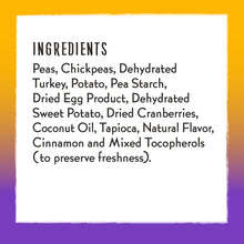 Load image into Gallery viewer, Charlie Bear Turkey, Sweet Potato &amp; Cranberry Crunch Dog Treats, 8oz Bag
