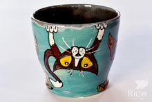 Load image into Gallery viewer, Kitty Mug, Turquoise
