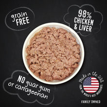 Load image into Gallery viewer, Hound &amp; Gatos 98% Chicken &amp; Liver Grain Free Canned Cat Food, 5.5 oz - Case of 24

