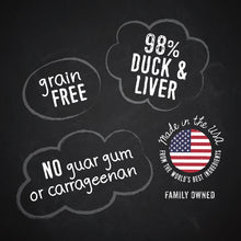 Load image into Gallery viewer, Hound &amp; Gatos 98% Duck &amp; Liver Grain Free Canned Cat Food, 5.5 oz - Case of 24
