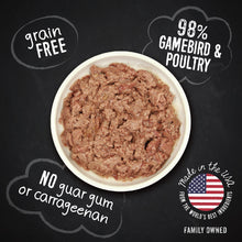 Load image into Gallery viewer, Hound &amp; Gatos 98% Gamebird Poultry Grain Free Canned Cat Food, 5.5 oz - Case of 24
