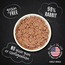 Load image into Gallery viewer, Hound &amp; Gatos 98% Rabbit Grain Free Canned Cat Food, 5.5 oz - Case of 24
