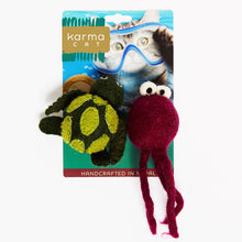 Load image into Gallery viewer, Cat Toys, Turtle &amp; Jellyfish
