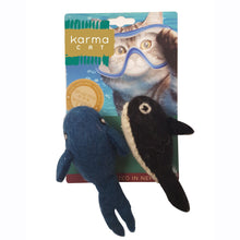 Load image into Gallery viewer, Cat Toys, Whale &amp; Orca
