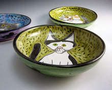 Load image into Gallery viewer, Tuxedo Cat Feeding Dish
