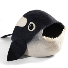 Load image into Gallery viewer, Orca Cat Cave Bed
